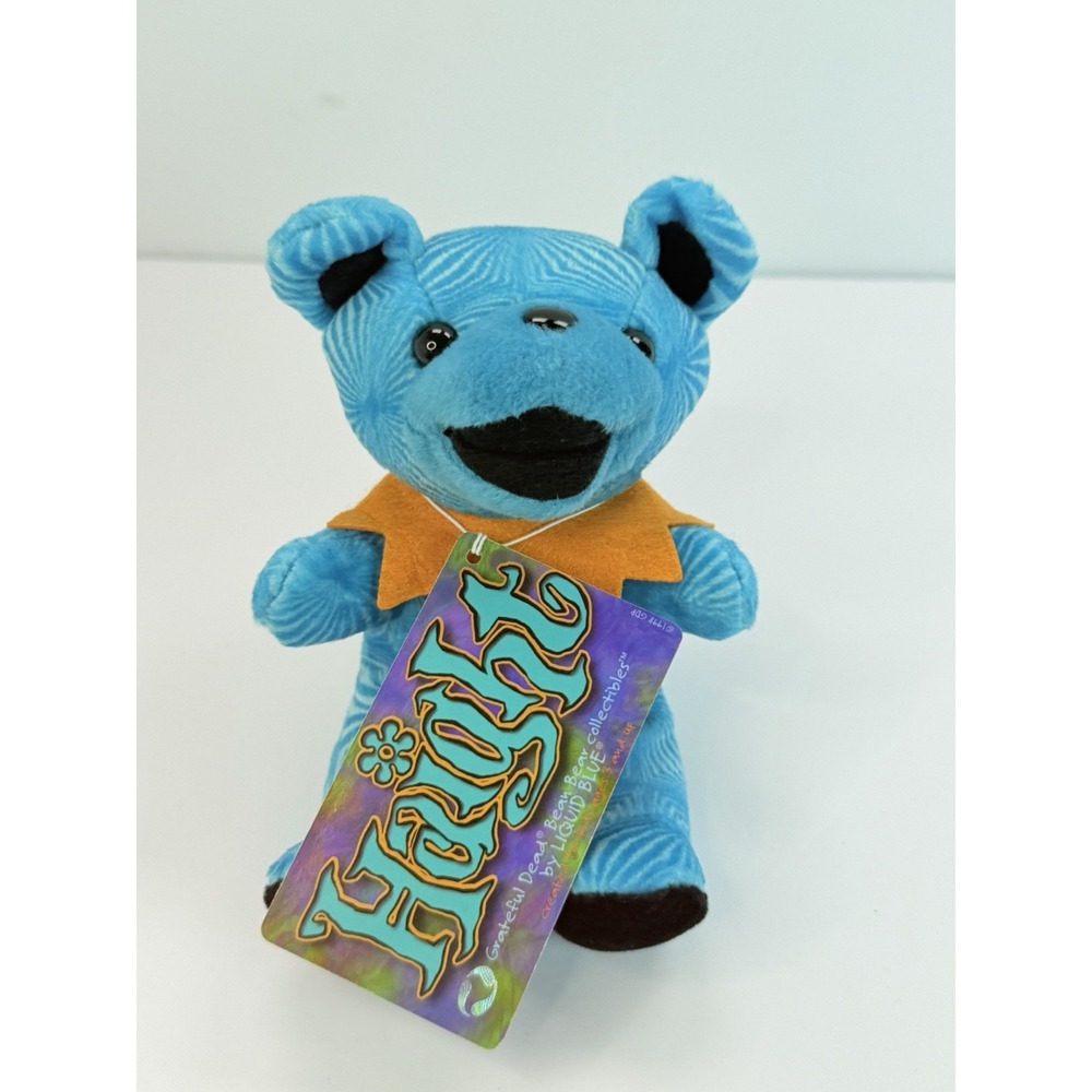 Haight Grateful Dead Bean Bear Plush 7" Liquid Blue